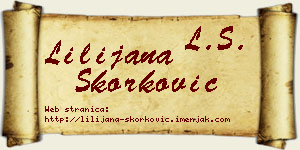 Lilijana Skorković vizit kartica